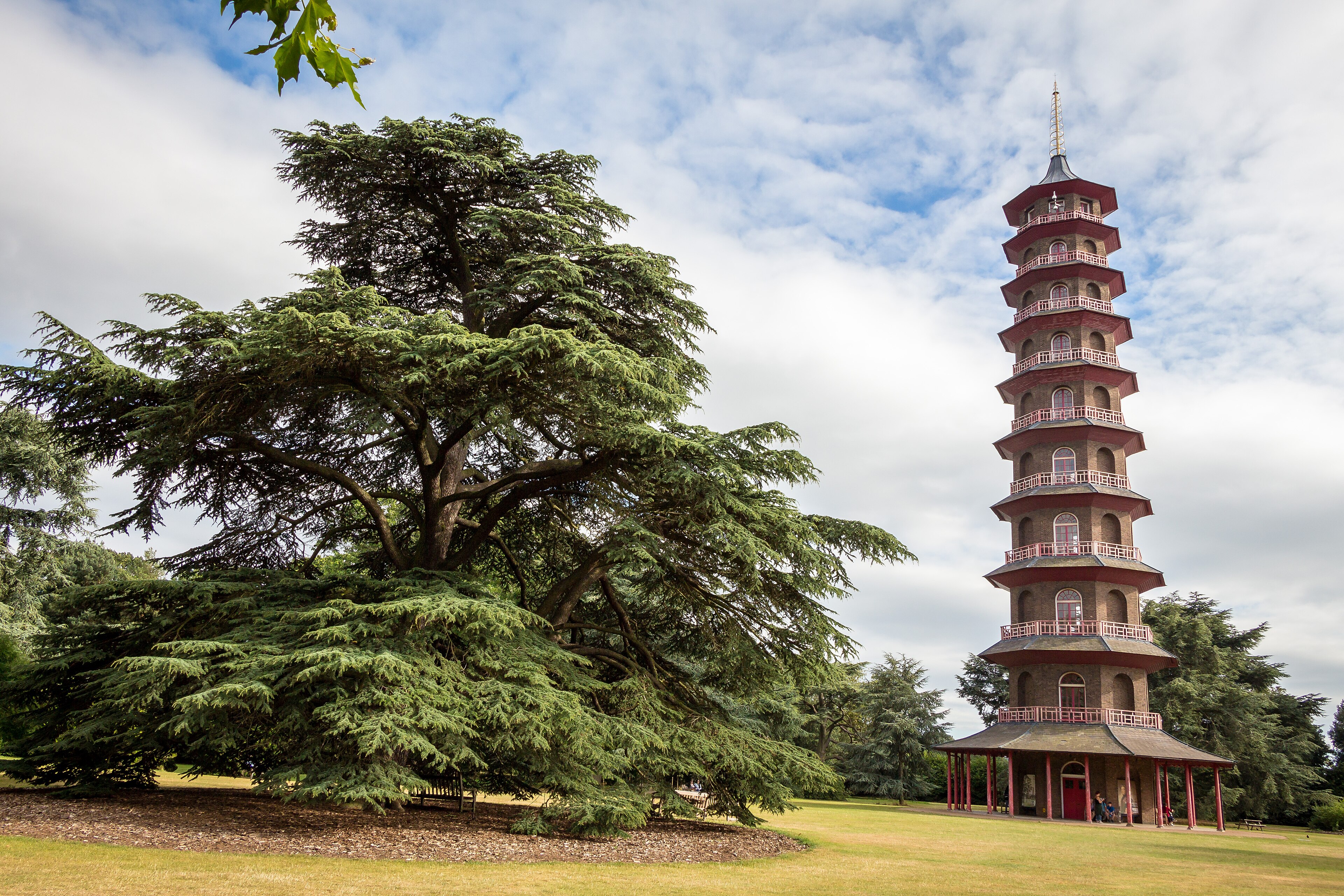 La Great Pagoda, pagoda cinese a dieci piani nei Kew Gardens